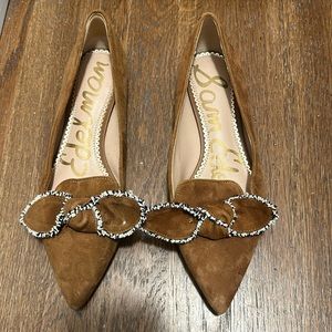 Sam Edelman brown suede flats